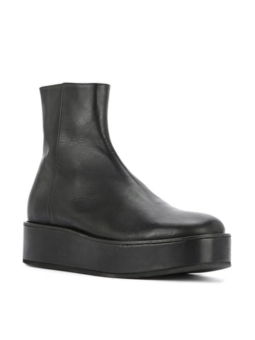 Leather Platform Boots