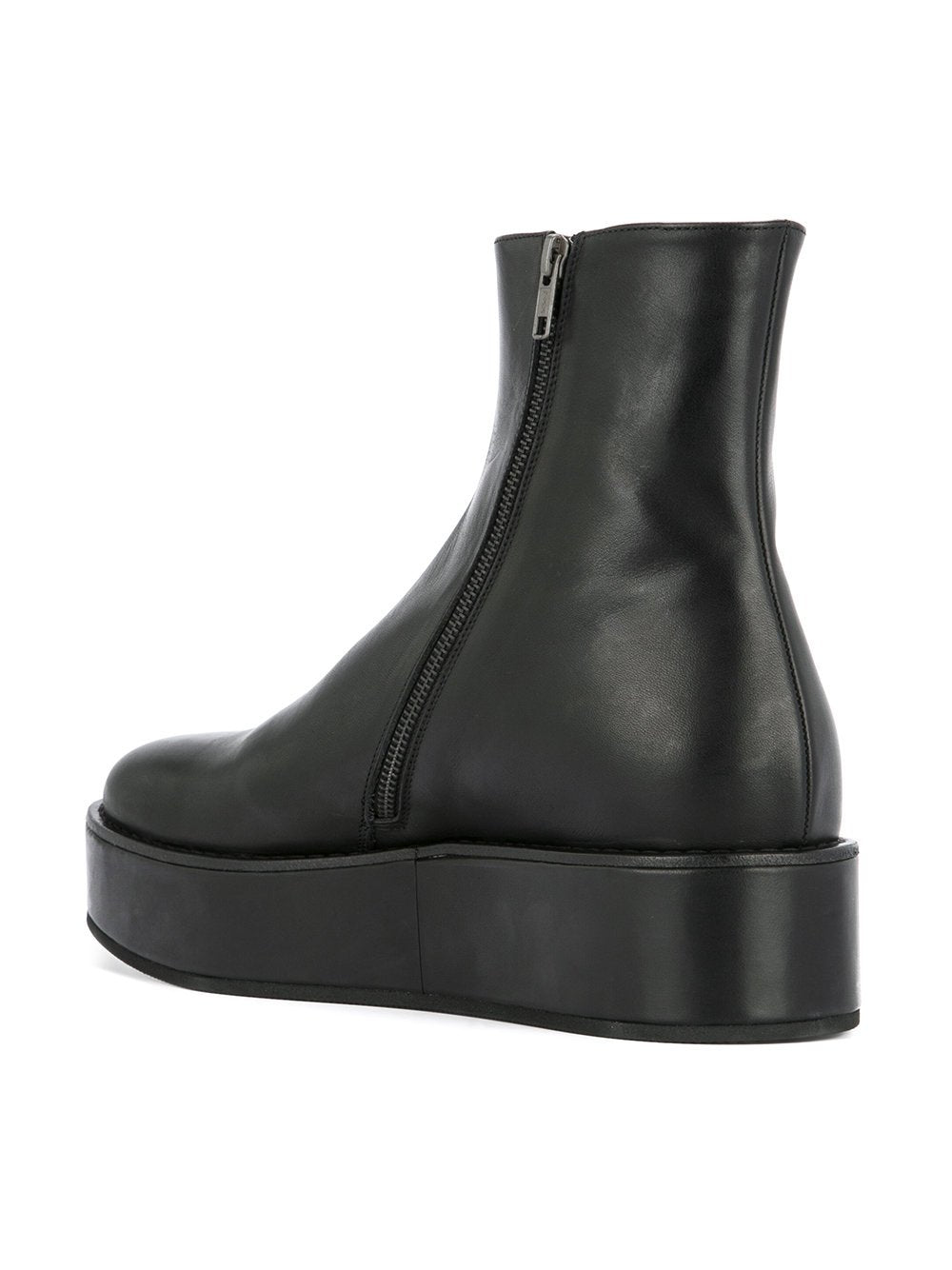 Leather Platform Boots