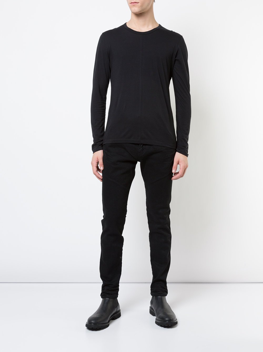 Seam Detail Cotton Pants