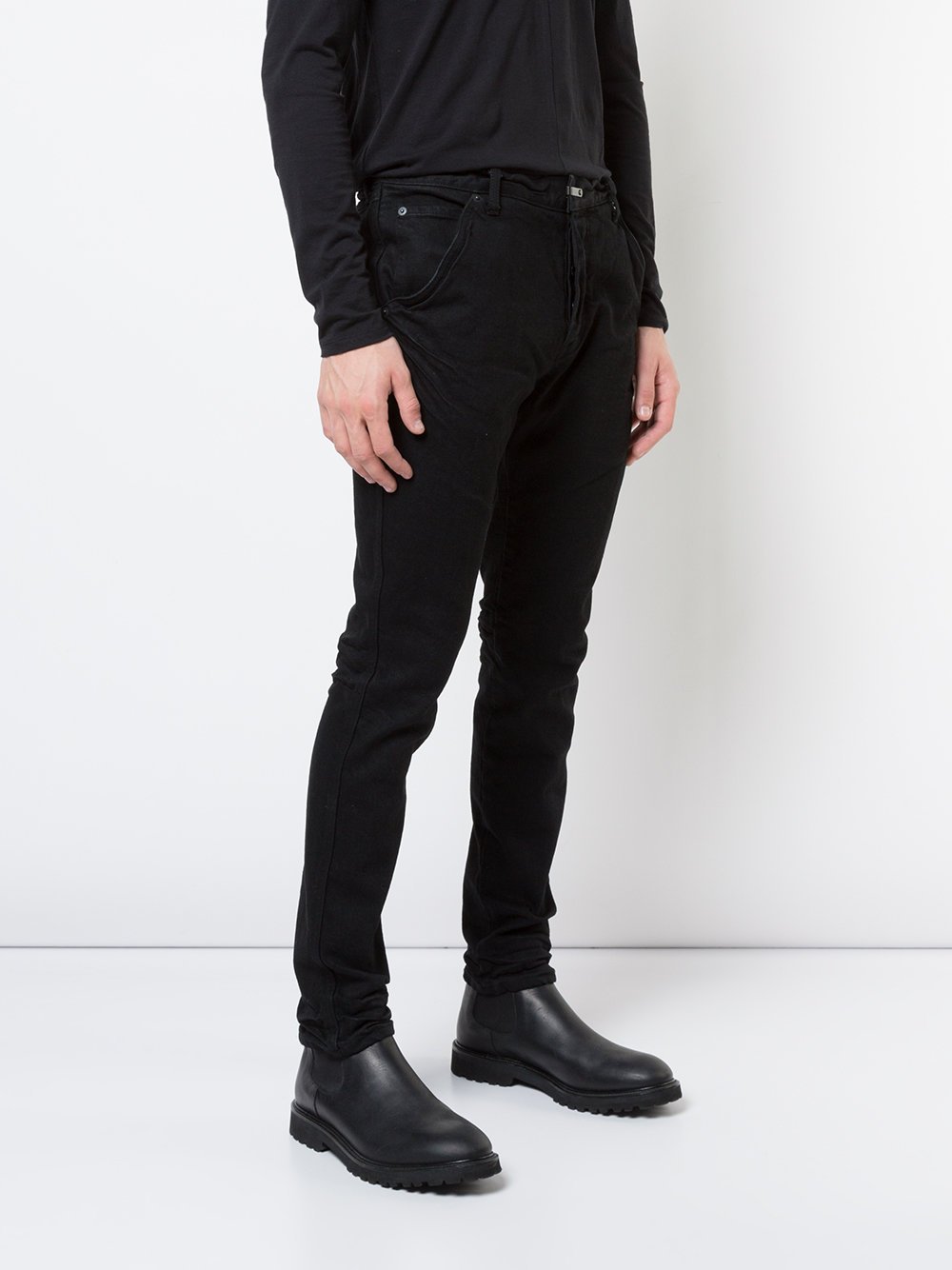 Seam Detail Cotton Pants