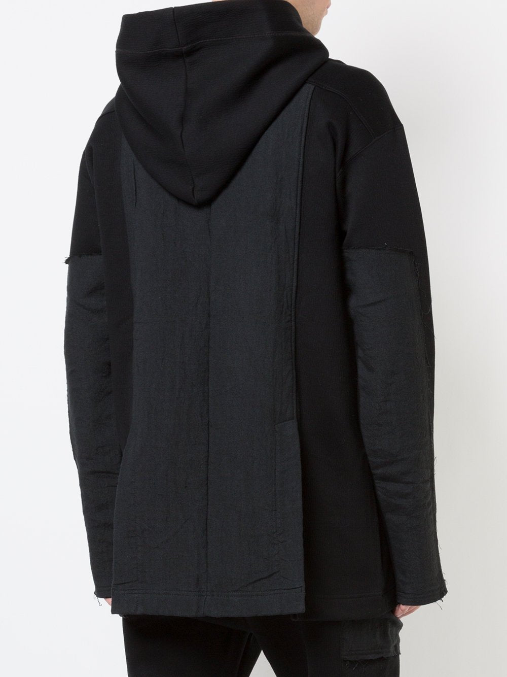 Sleeve Detail Zipper Hoodie