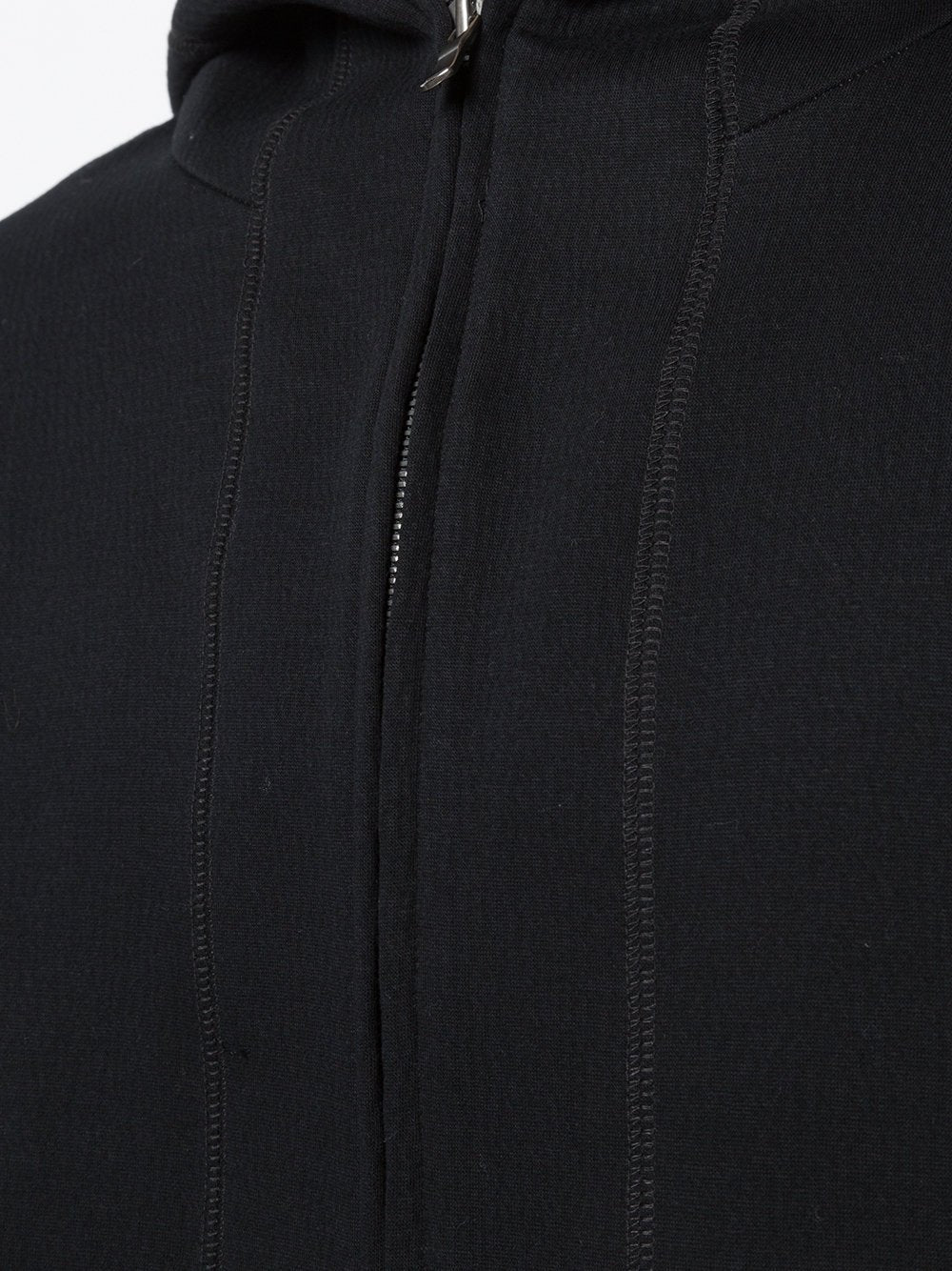 Sleeve Detail Zipper Hoodie