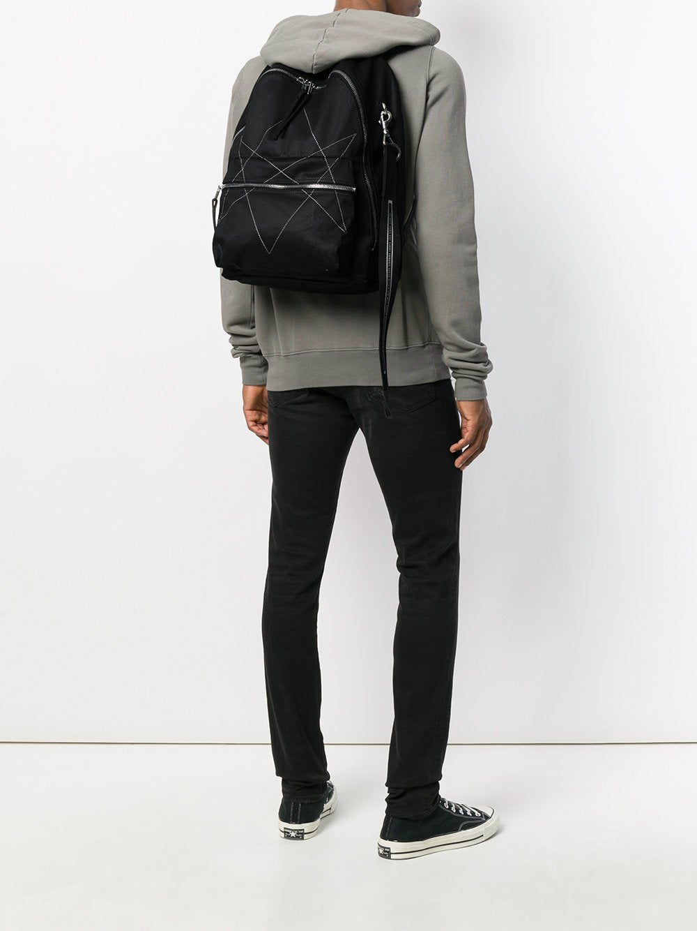 Hexagram Drawstring Backpack