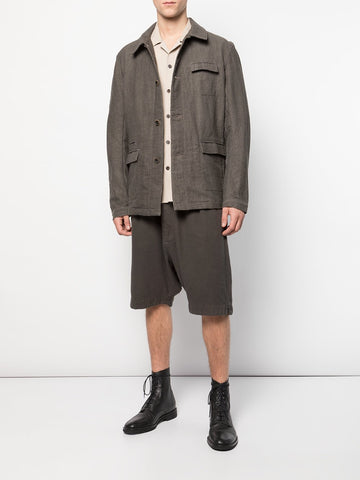 Woven Button Down Jacket