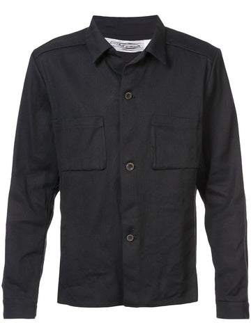 Woven Box Pocket Shirt Jacket