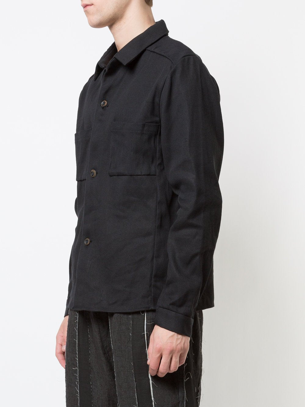 Woven Box Pocket Shirt Jacket