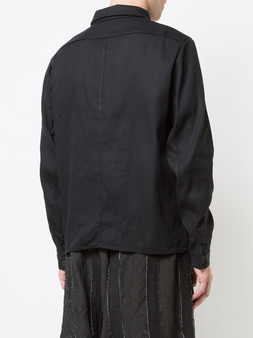 Woven Box Pocket Shirt Jacket
