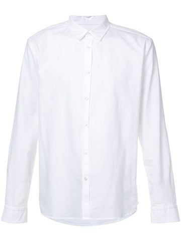 White Cotton Broadcloth Shirt Symbol