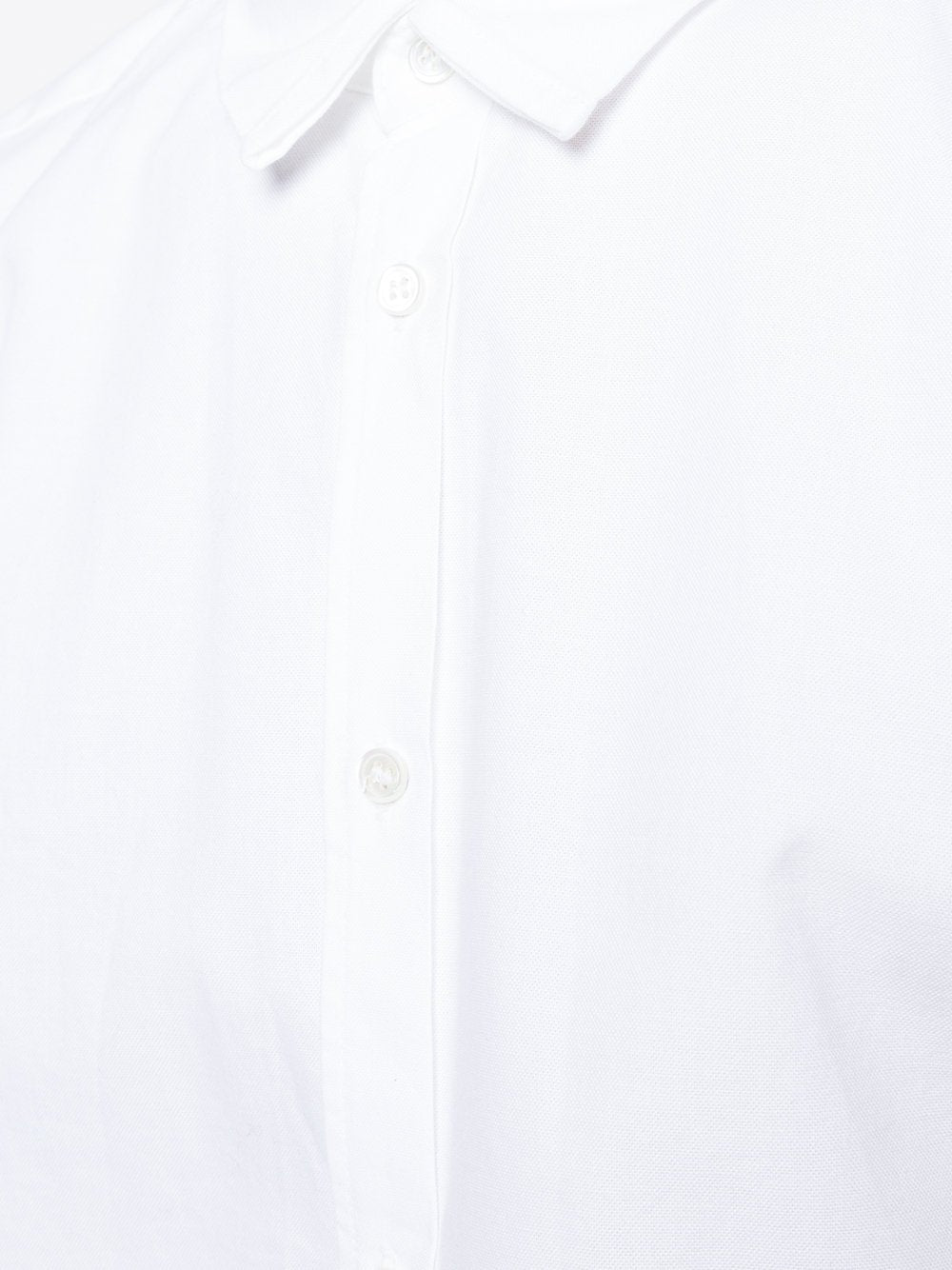 White Cotton Broadcloth Shirt Symbol