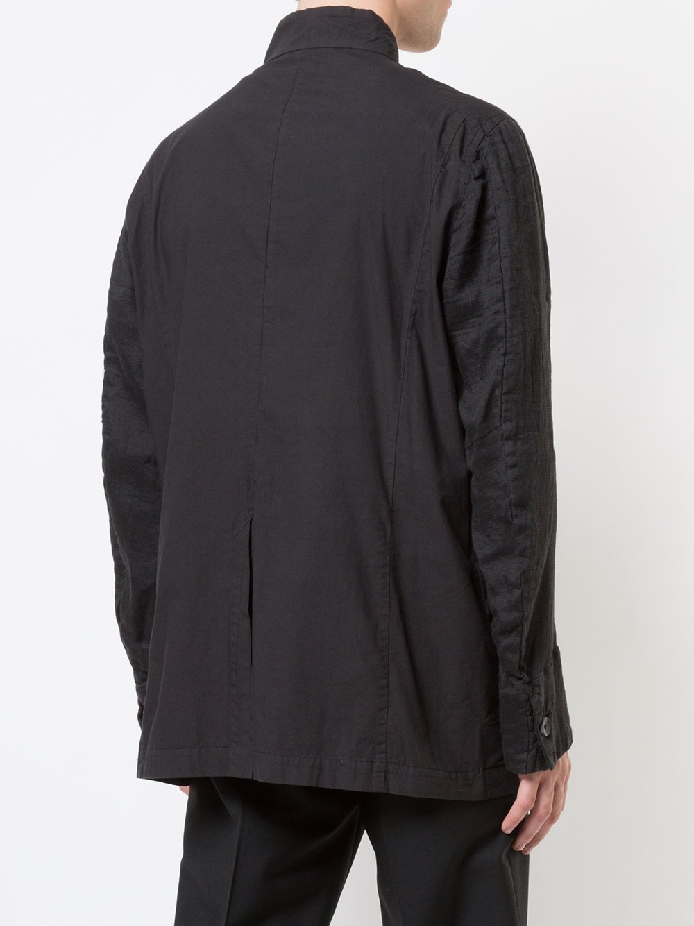 Ramie Cotton Poplin Blazer