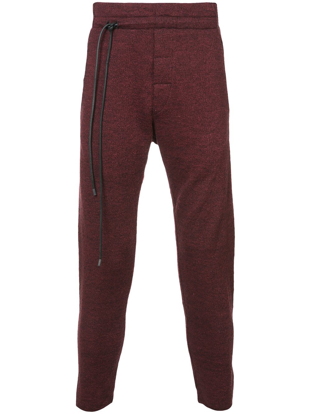 Bordeaux Linen Cotton Knit Lounge Pants