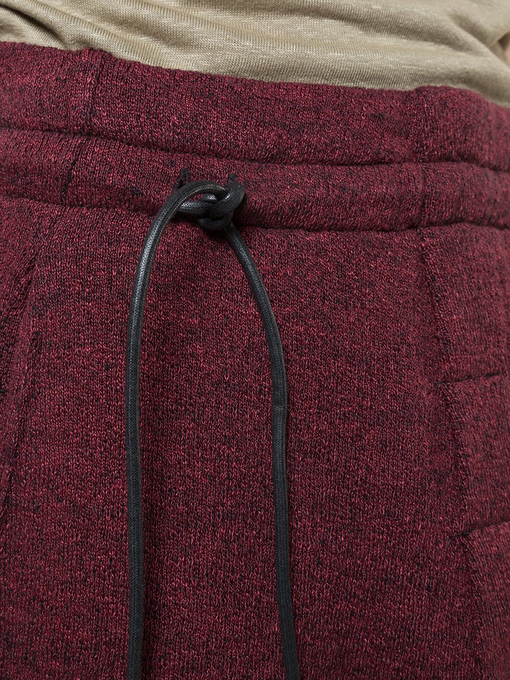 Bordeaux Linen Cotton Knit Lounge Pants