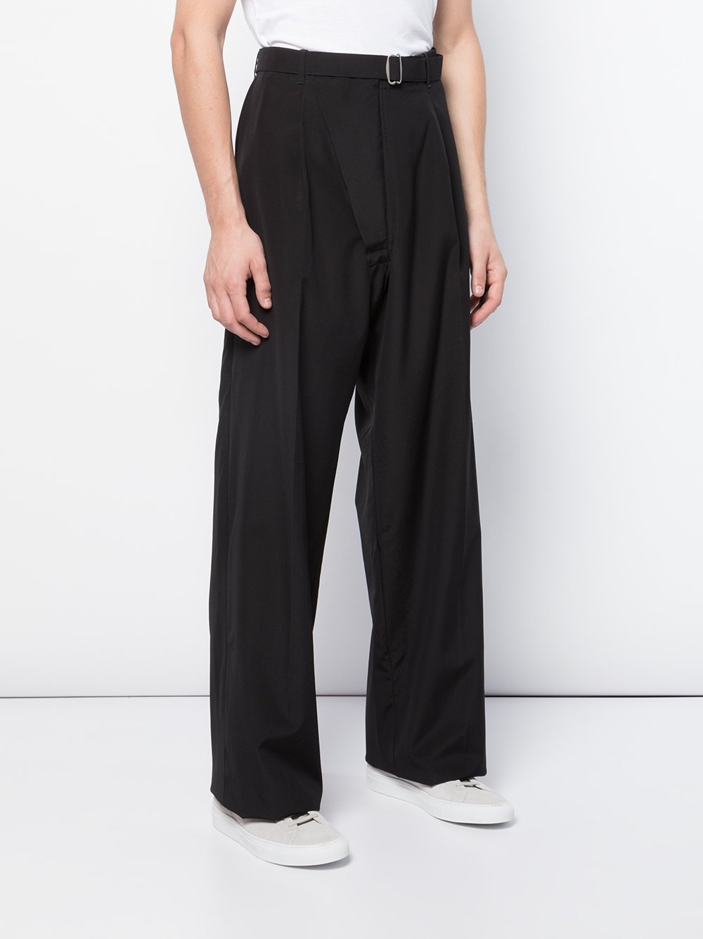 Belted Wide Leg Trousers