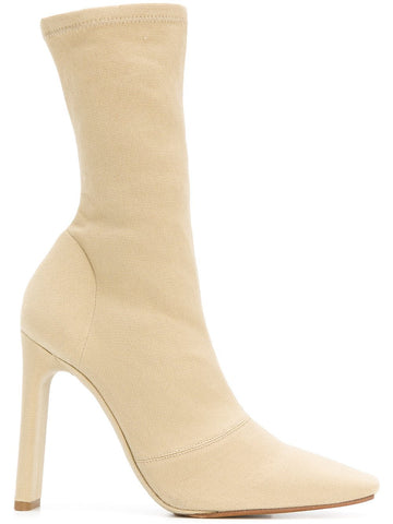 Women's Ankle Boot In Stretch Canvas