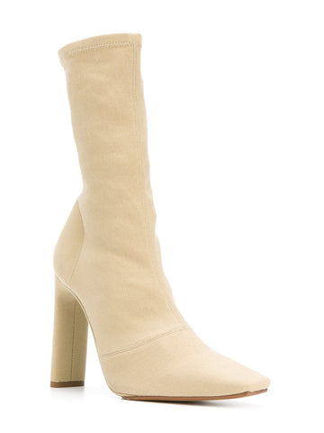 Women's Ankle Boot In Stretch Canvas