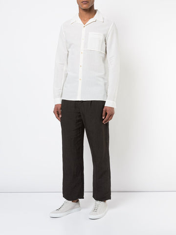 Unisex Woven One Pocket Shirt