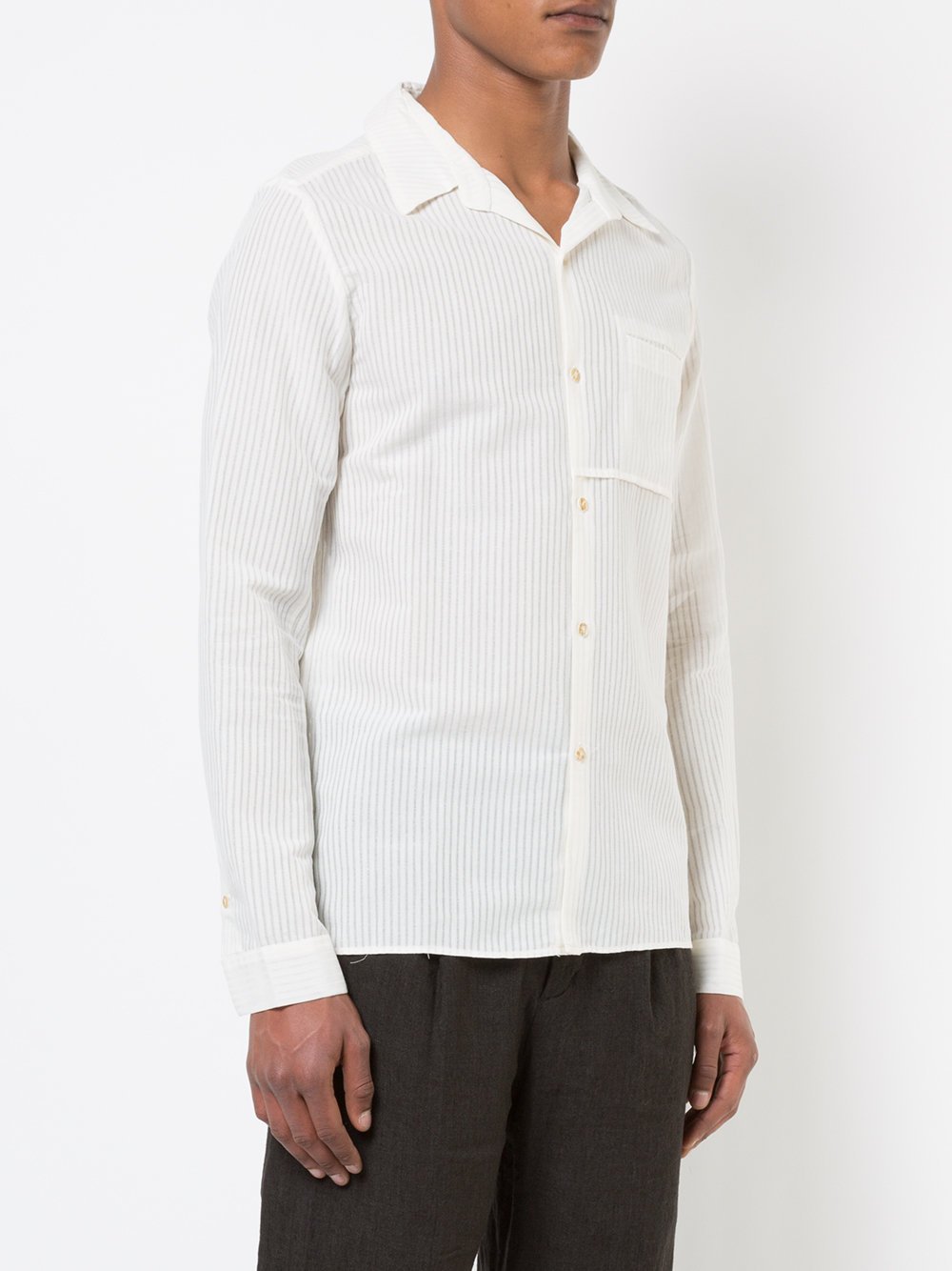 Unisex Woven One Pocket Shirt