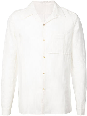 Unisex Woven One Pocket Shirt