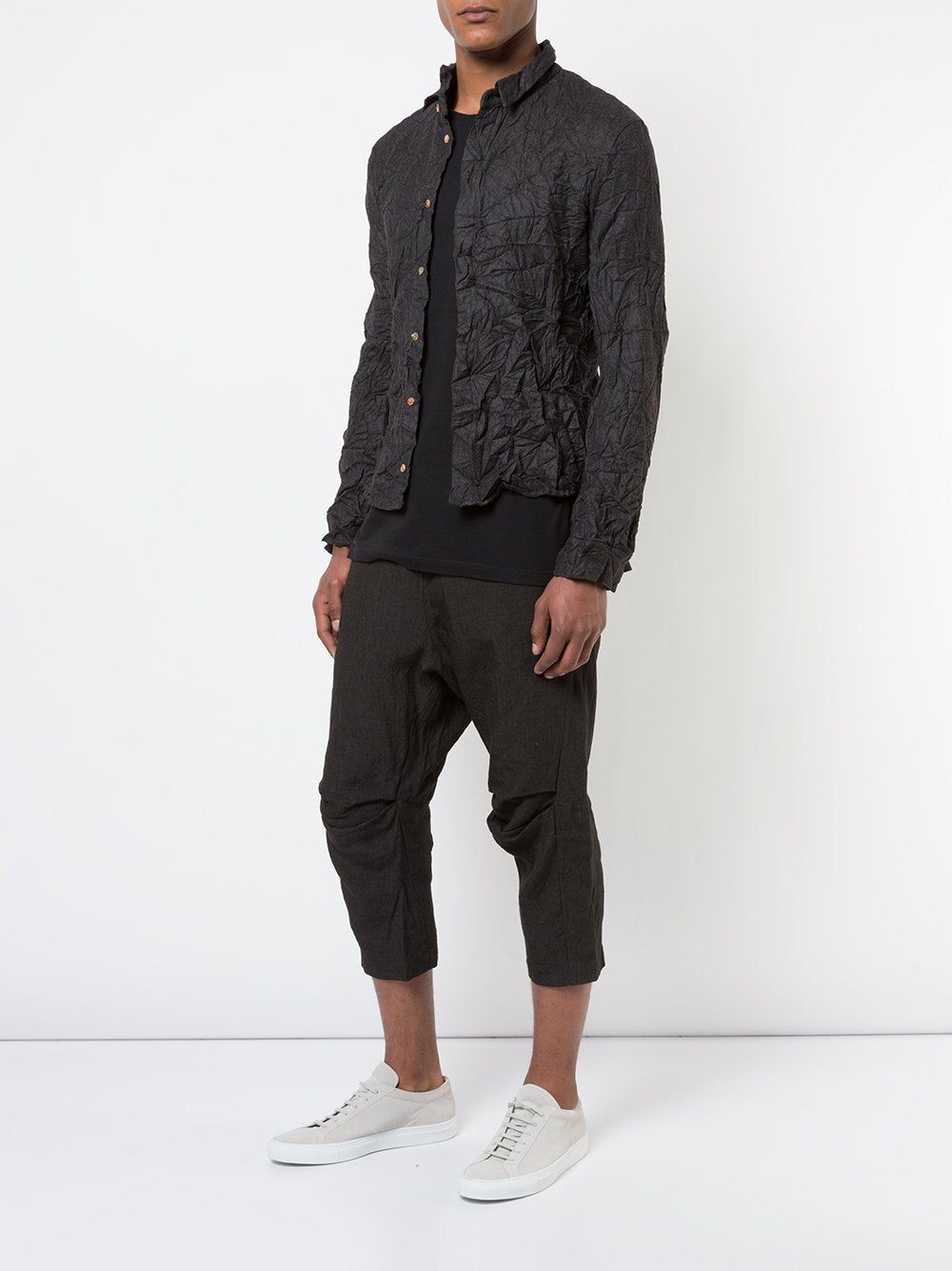 Linen Cropped Pants