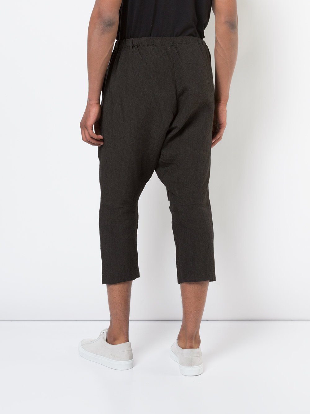Linen Cropped Pants