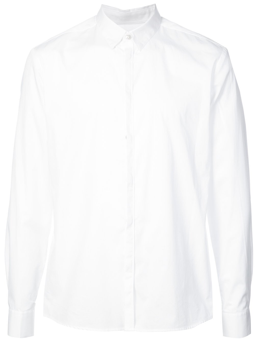 White Cotton Poplin Shirt Serpentine