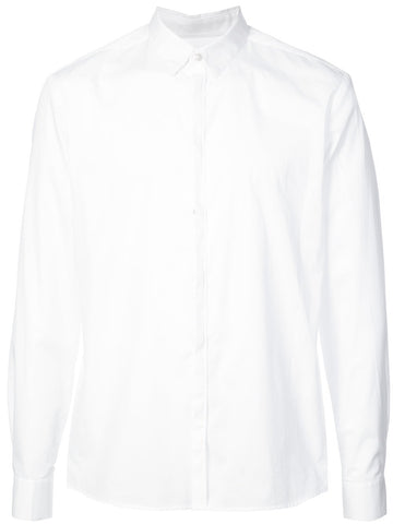 White Cotton Poplin Shirt Serpentine