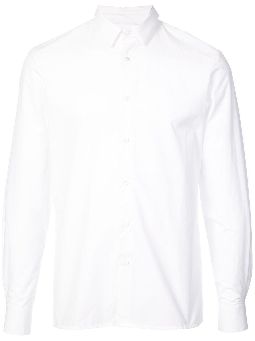 White Cotton Poplin Shirt Flag