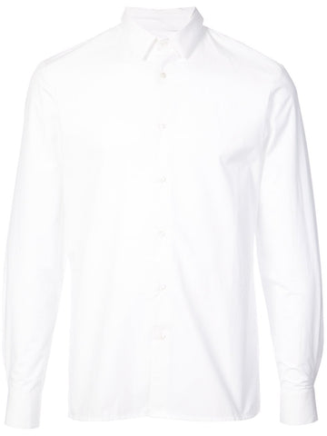 White Cotton Poplin Shirt Flag