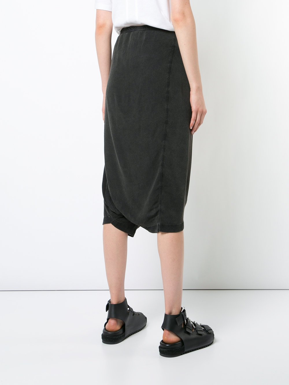 Drawstring Skirt Front Shorts