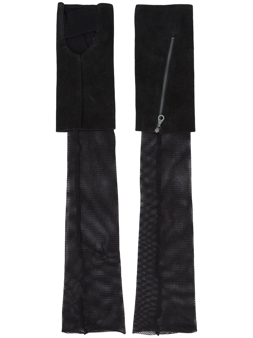 Leather Mesh Gloves