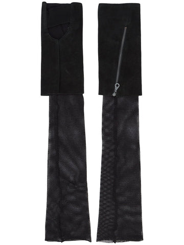 Leather Mesh Gloves