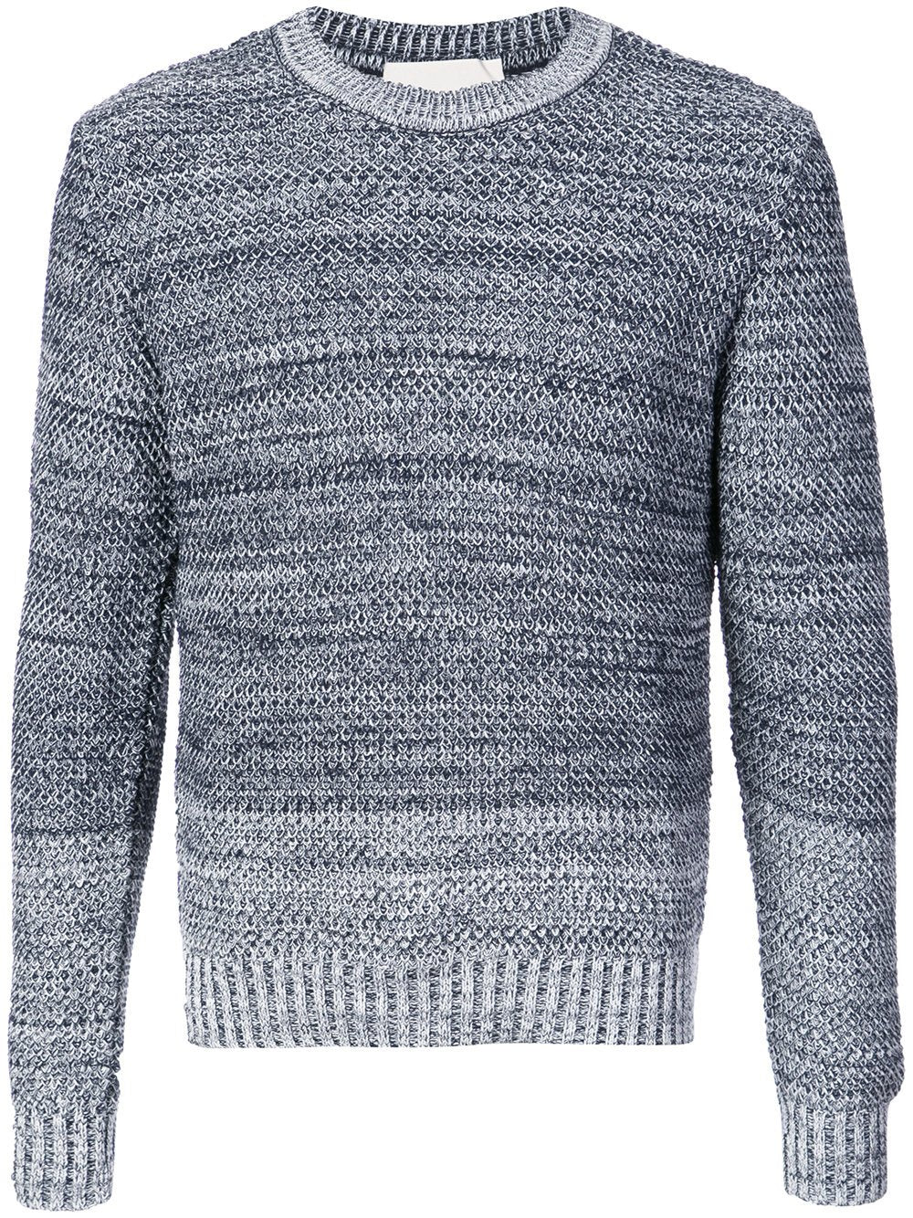 Grey Melange Knitted Sweater