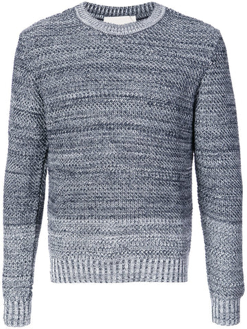 Grey Melange Knitted Sweater