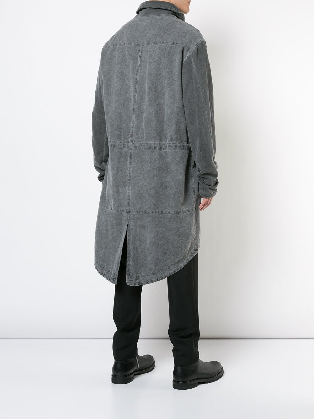 Cold Black Moleskin Parka