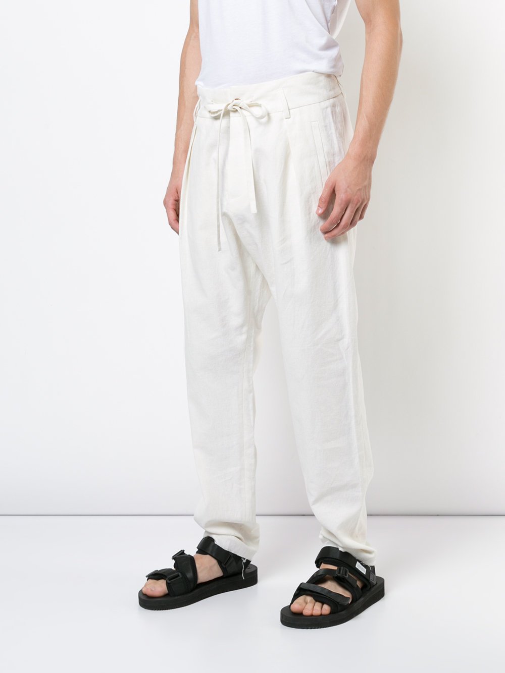 Woven Pleated Trousers