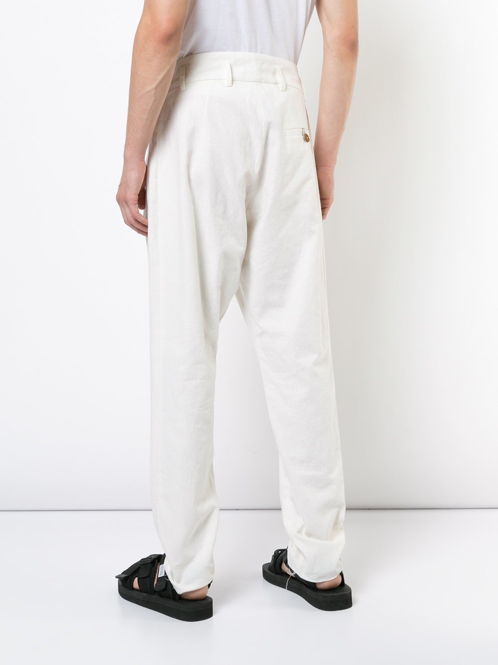 Woven Pleated Trousers