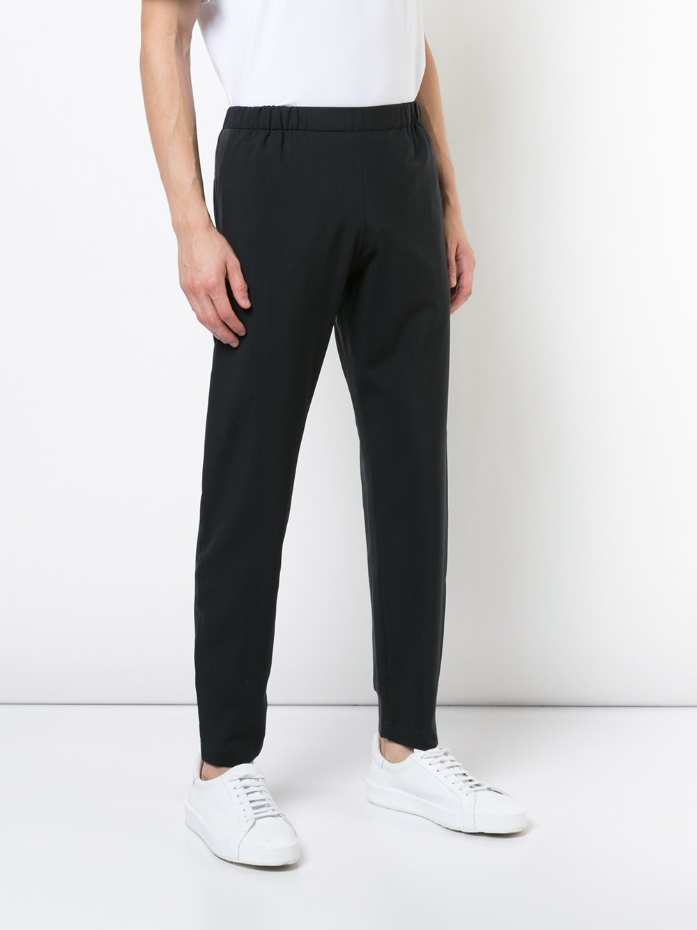 Wool Tapered Trousers