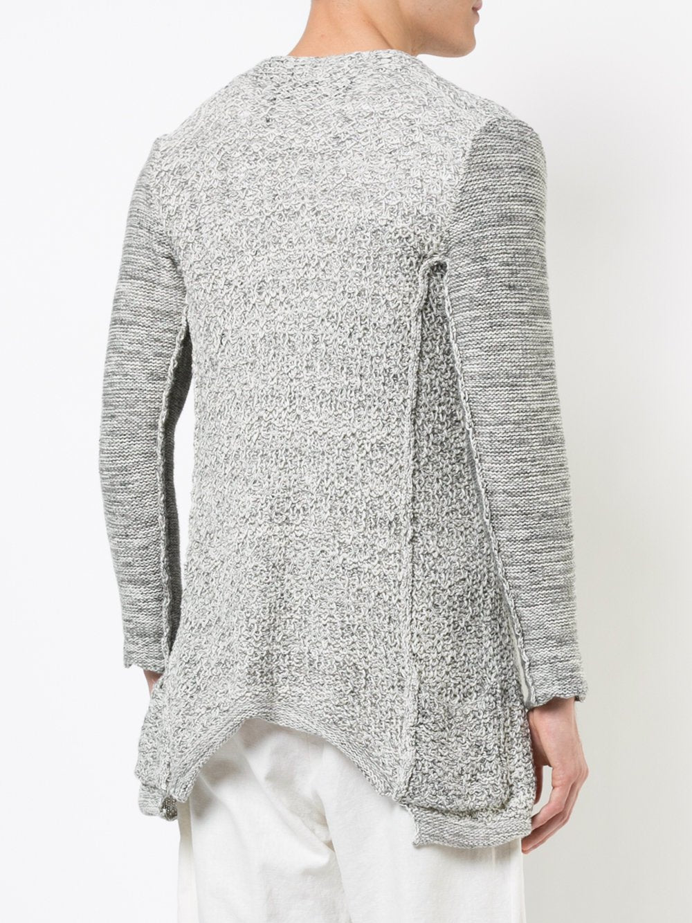 Raw Edge Linen Cardigan