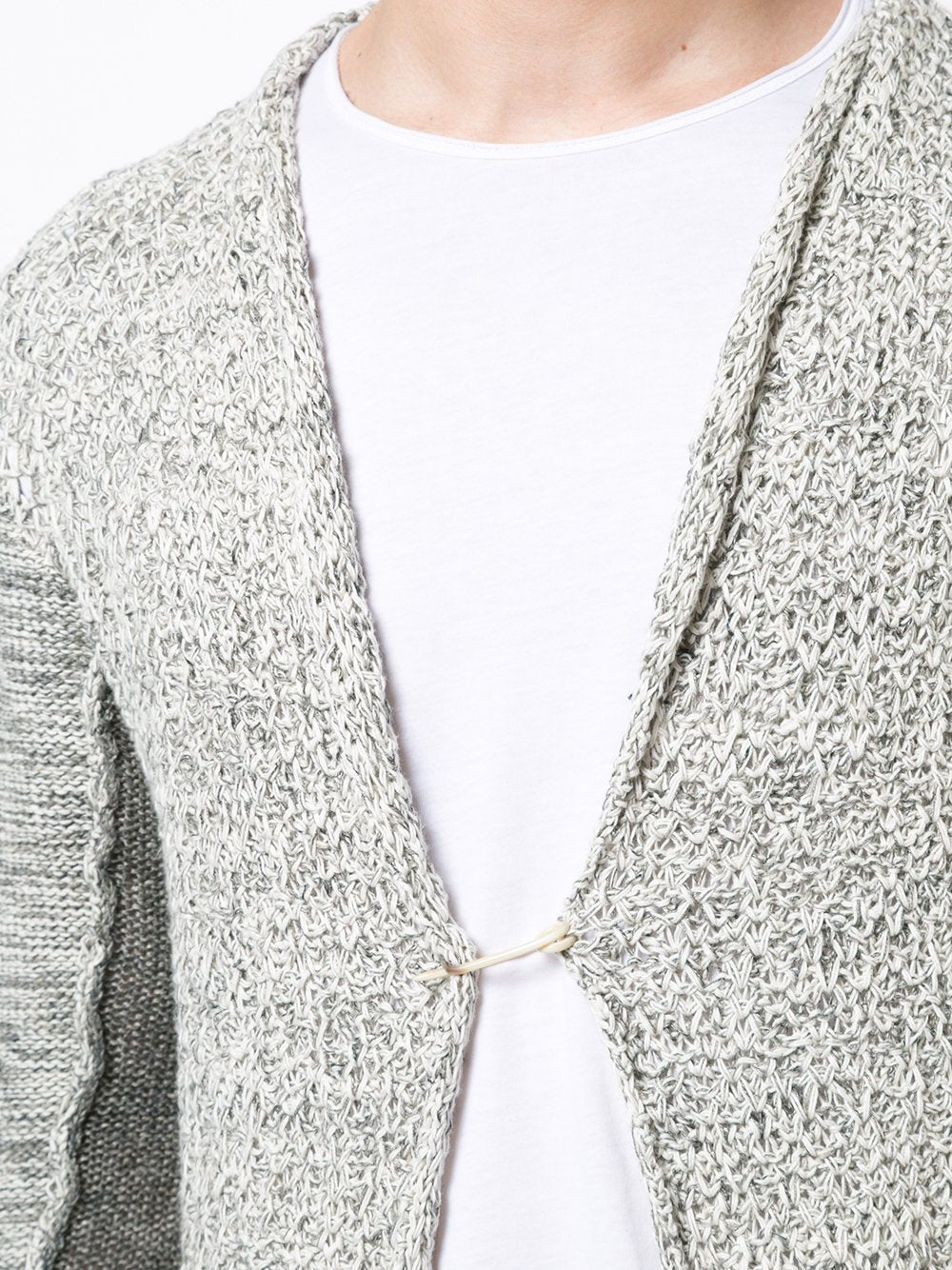 Raw Edge Linen Cardigan