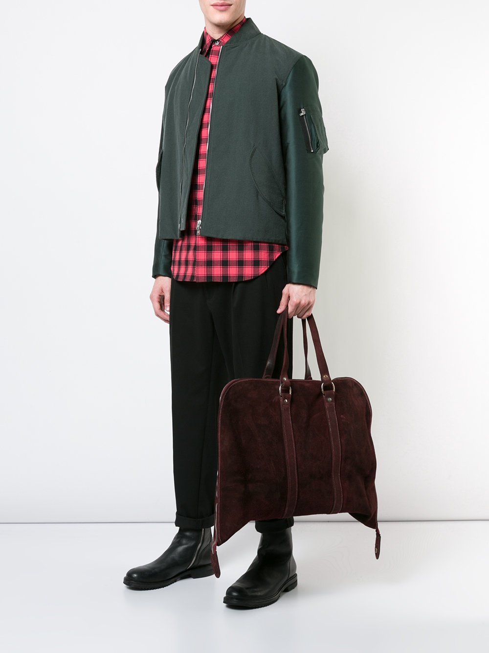 GB2A Soft Horse Reverse Weekender Bag