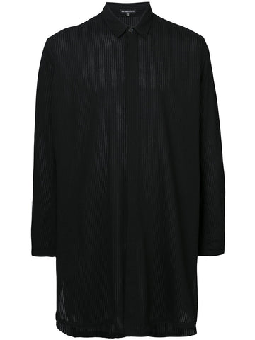 Tonal Stripe Extra Long Shirt
