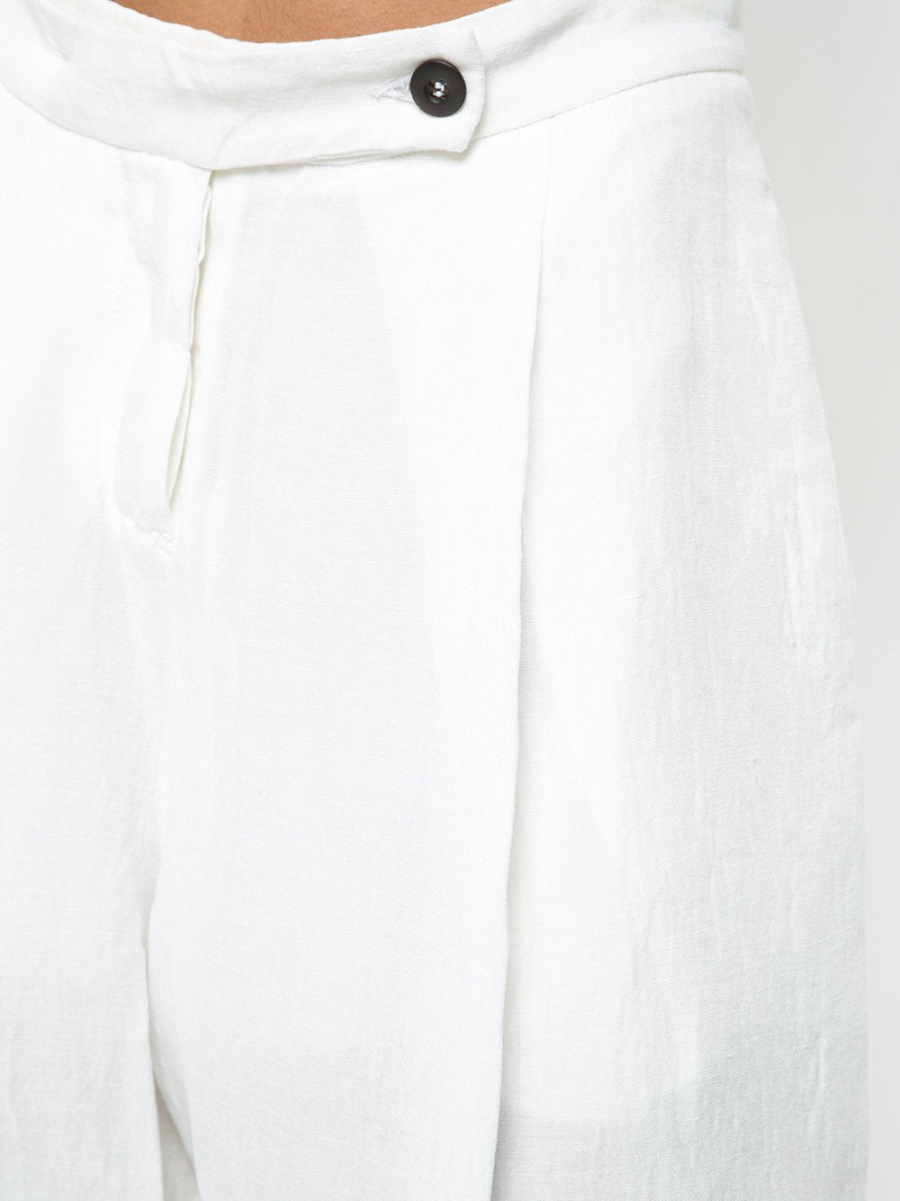 Linen Cropped Pants