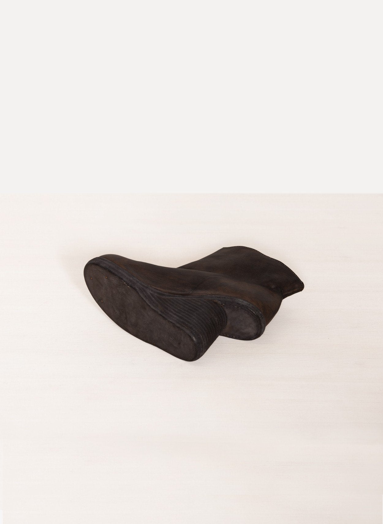 Women's 6006 Full Grain Baby Calf Stacked Wedge