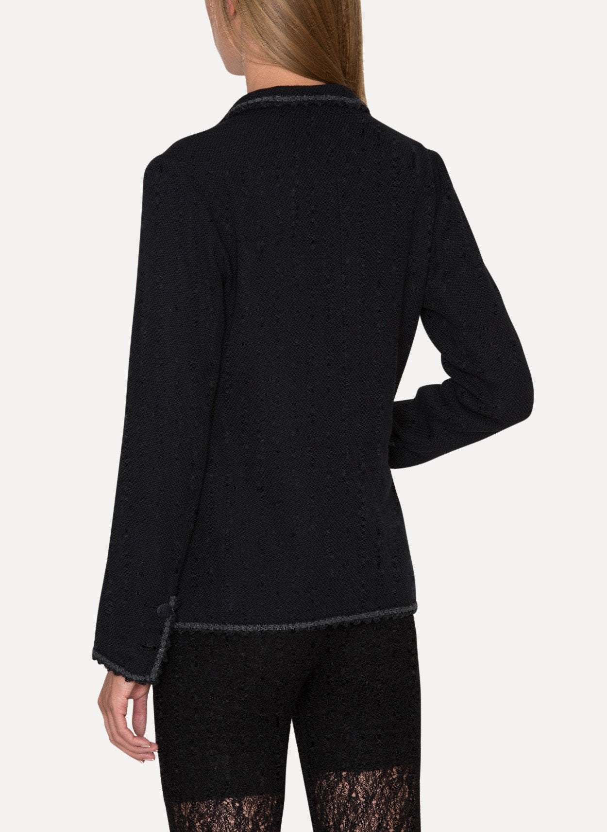 Handmade Hand Woven Double-Breasted 4-Pocket Fully Silk Lined Jacket