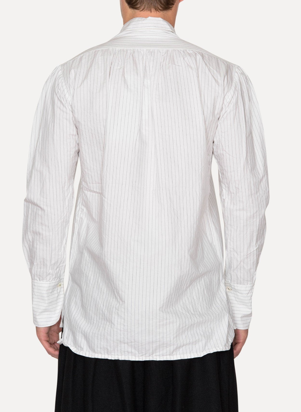 Handmade 2-in-1 Pleated Long Tailored Shirt
