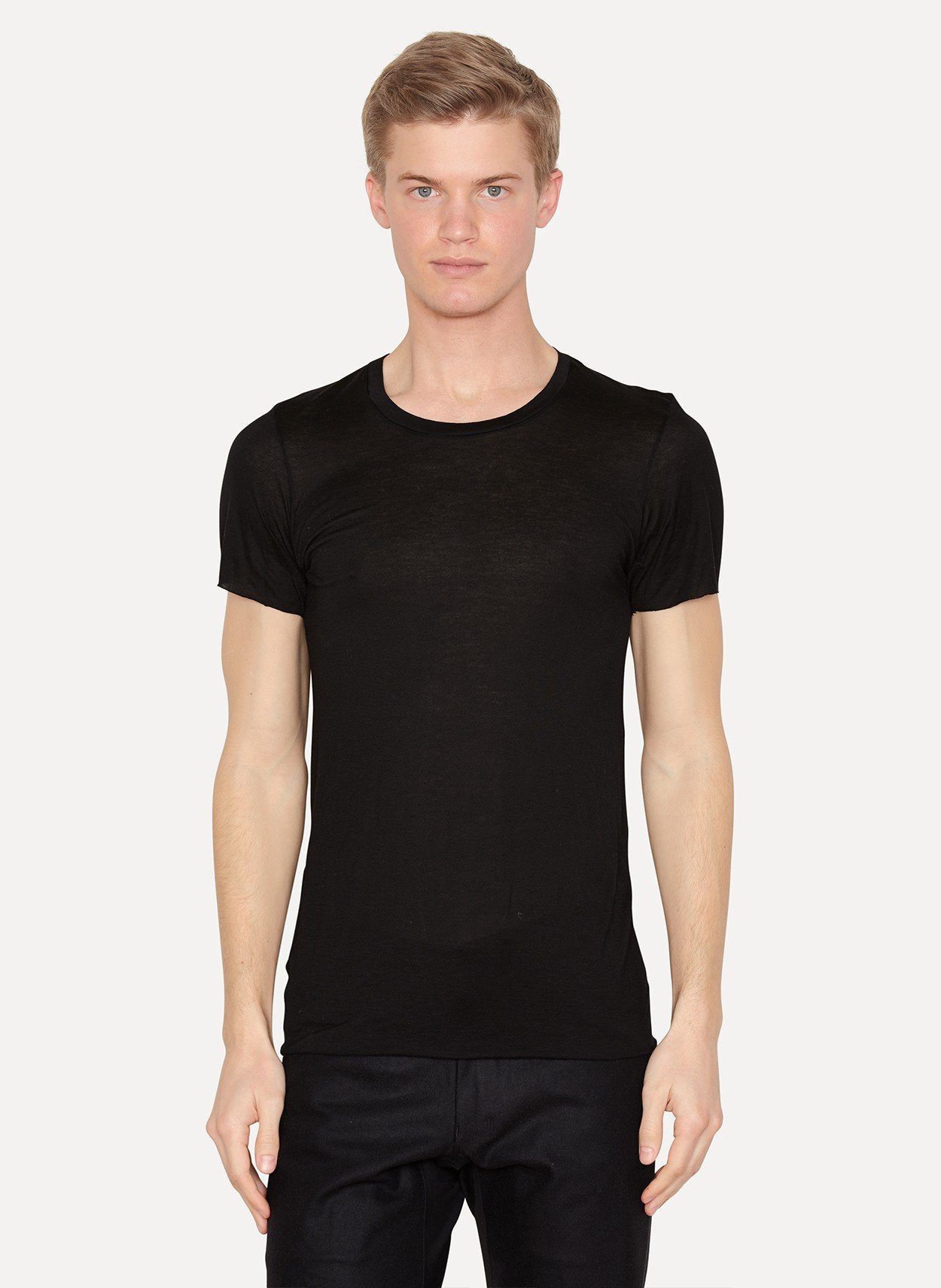 Cotton Cashmere Short Sleeve T-Shirt