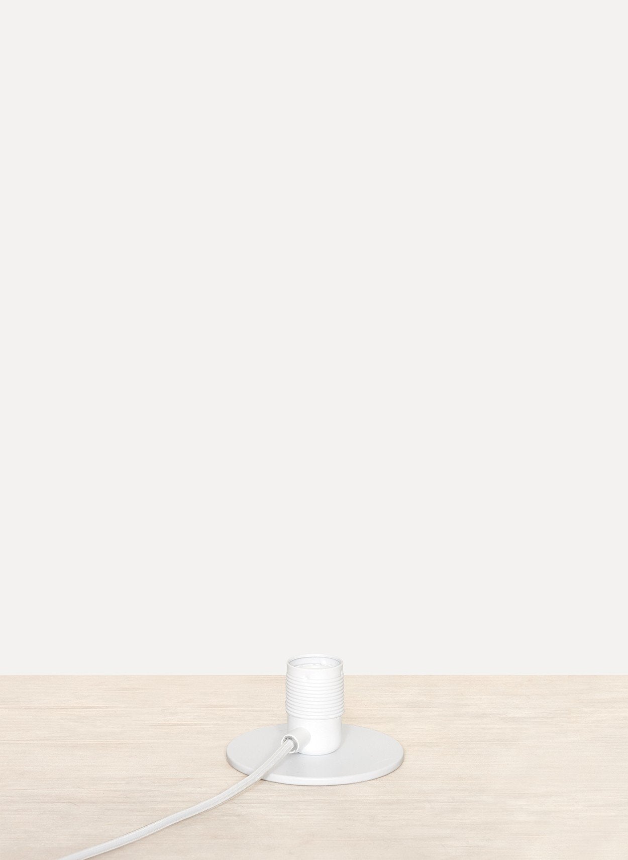E27 Table Lamp Matt White