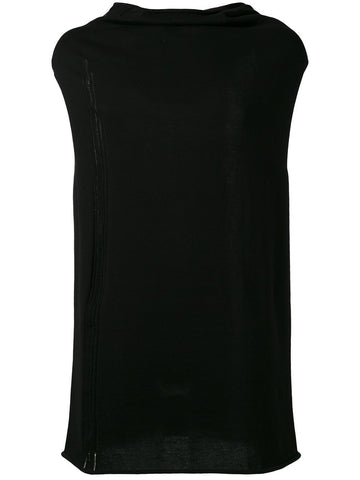 Hooded Sleeveless Jumper