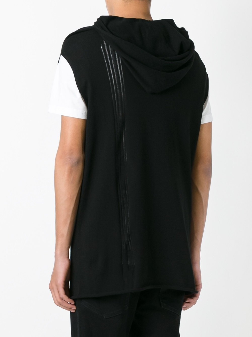 Hooded Sleeveless Jumper