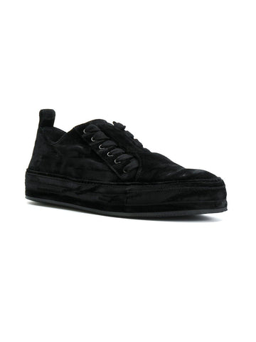 Velvet Lavato Nero Sneakers